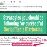Add a Call To Action (CTA) To Post or Unique Hashtags